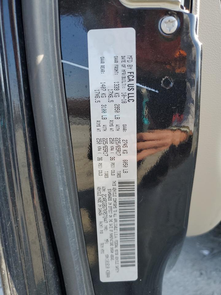 2019 Dodge Grand Caravan Se VIN: 2C4RDGBG7KR572447 Lot: 93869565