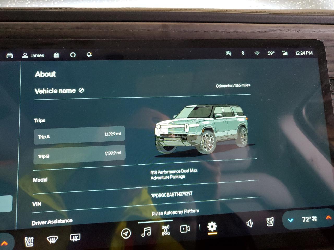 2026 Rivian R1S Adventure VIN: 7PDSGCBA8TN079297 Lot: 92320235