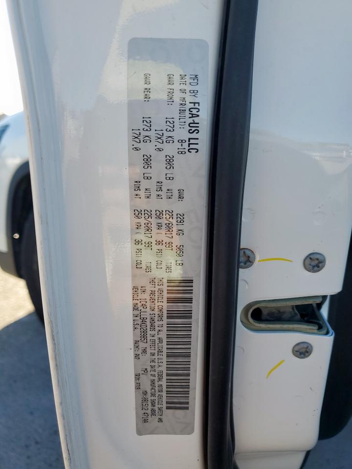 2019 Jeep Cherokee Latitude Plus VIN: 1C4PJLLB4KD289857 Lot: 91804725