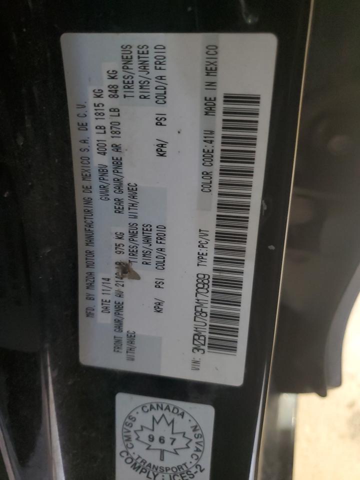 2015 Mazda 3 Sport VIN: 3MZBM1U78FM170989 Lot: 90976485