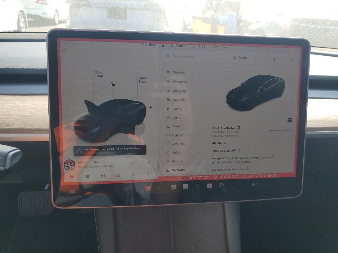 2023 Tesla Model 3 VIN: 5YJ3E1EB0PF712311 Lot: 90470275