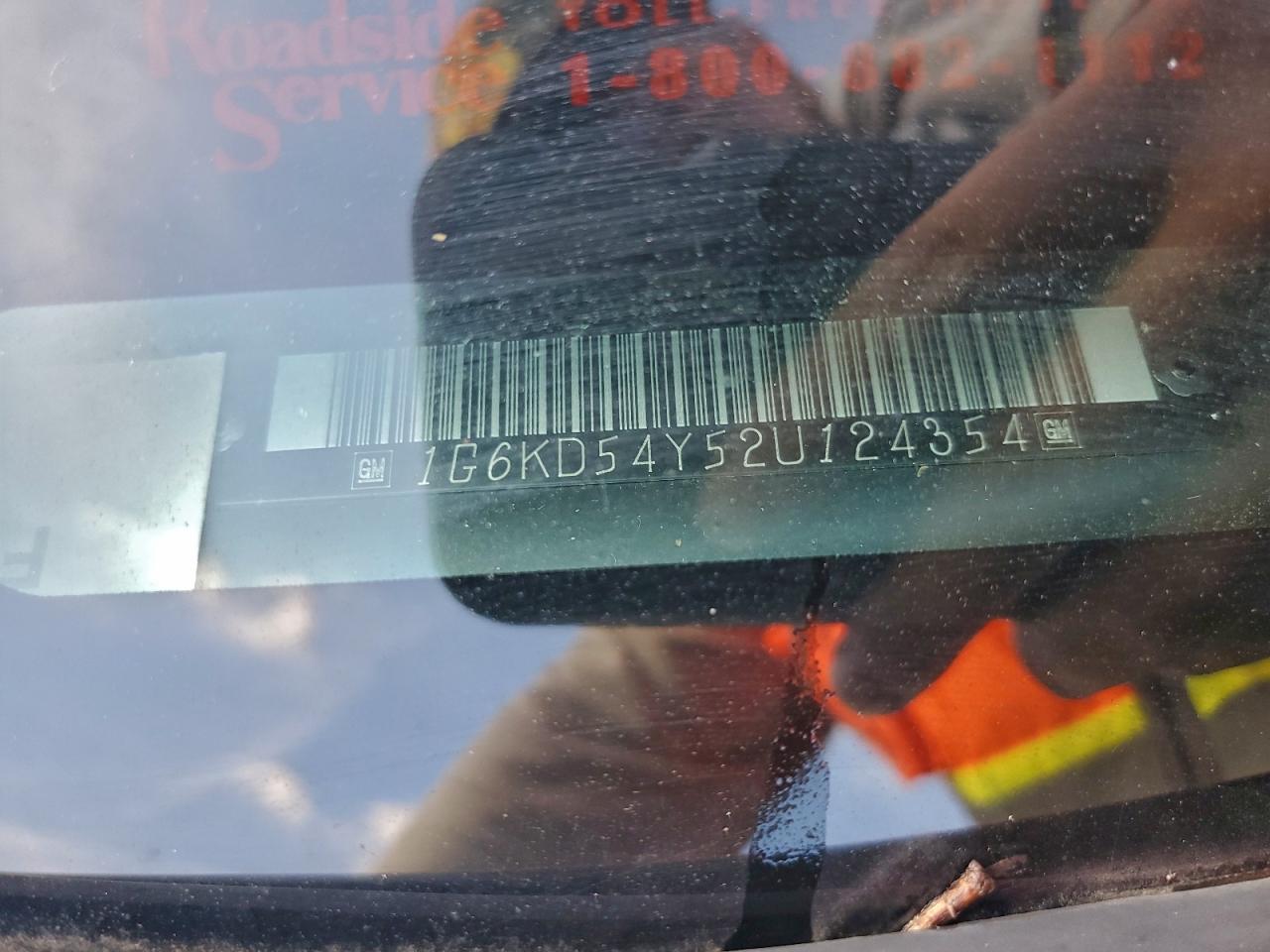 2002 Cadillac Deville VIN: 1G6KD54Y52U124354 Lot: 93693455