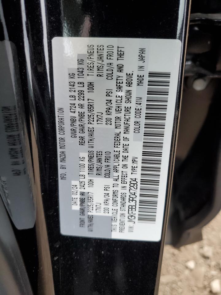 2024 Mazda Cx-5 Select VIN: JM3KFBBL3R0472904 Lot: 93077305