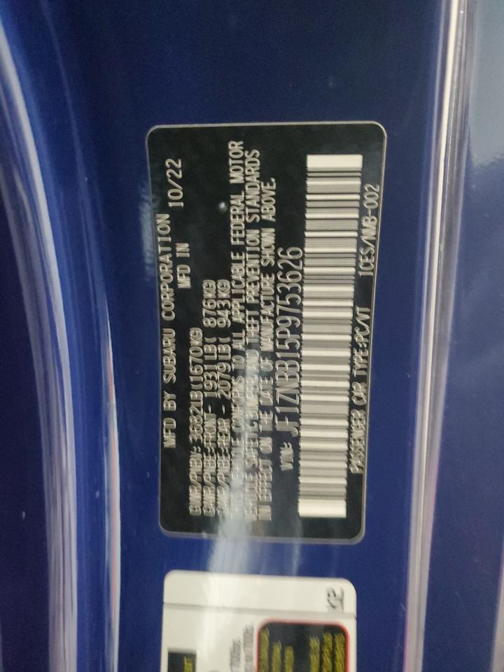 2023 Toyota Gr 86 VIN: JF1ZNBB15P9753626 Lot: 92209375