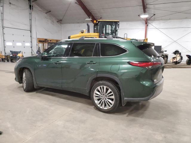  TOYOTA HIGHLANDER 2023 Зеленый