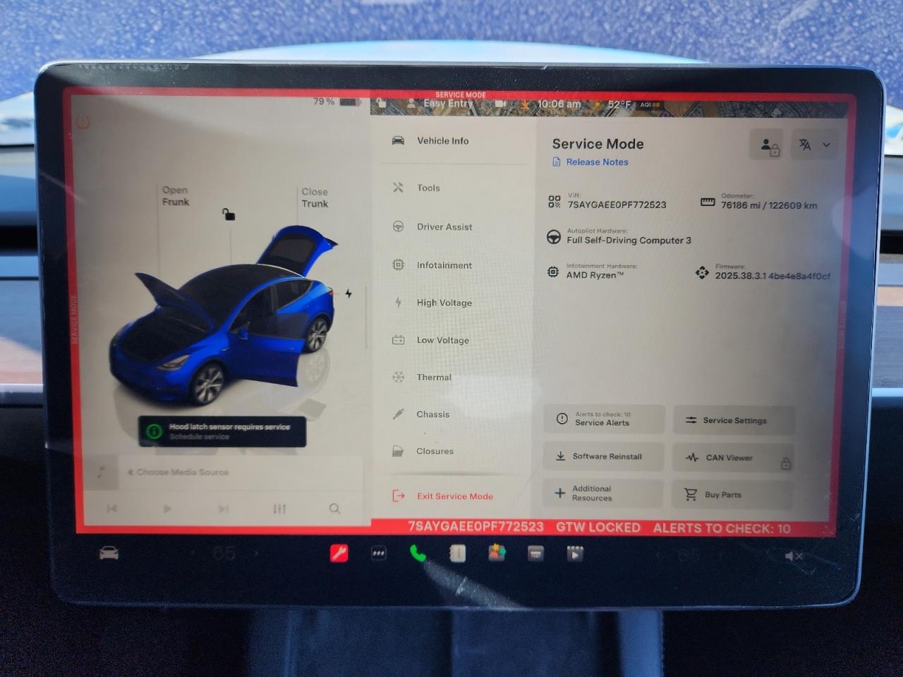 2023 Tesla Model Y VIN: 7SAYGAEE0PF772523 Lot: 93745695