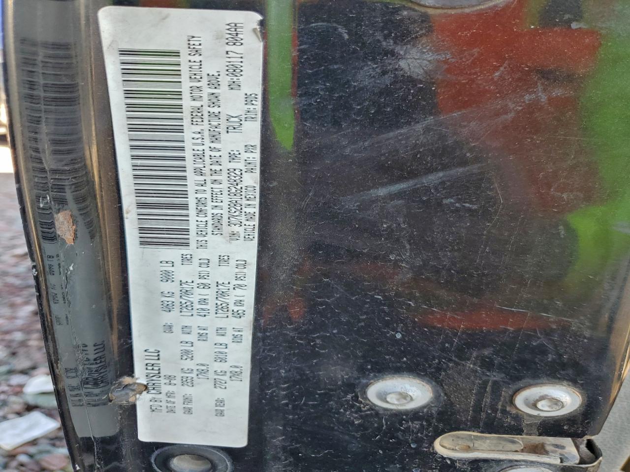 2008 Dodge Ram 2500 St VIN: 3D7KS28A18G248329 Lot: 93247505