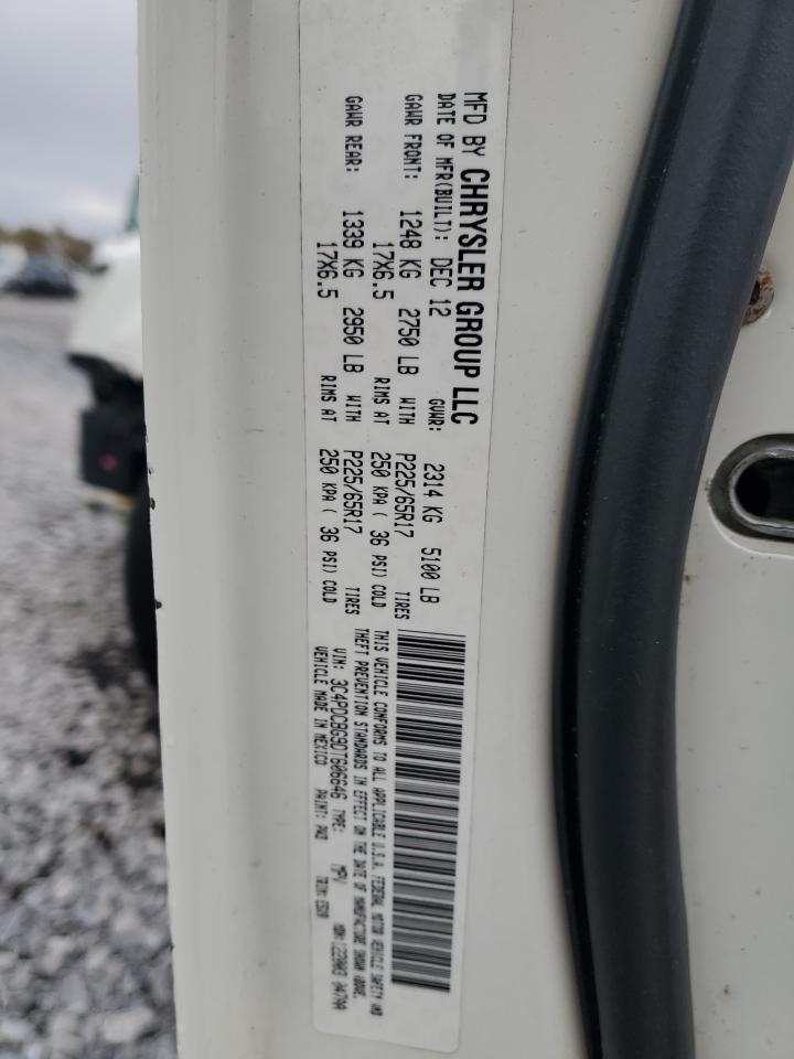 2013 Dodge Journey Sxt VIN: 3C4PDCBG9DT606646 Lot: 90794065