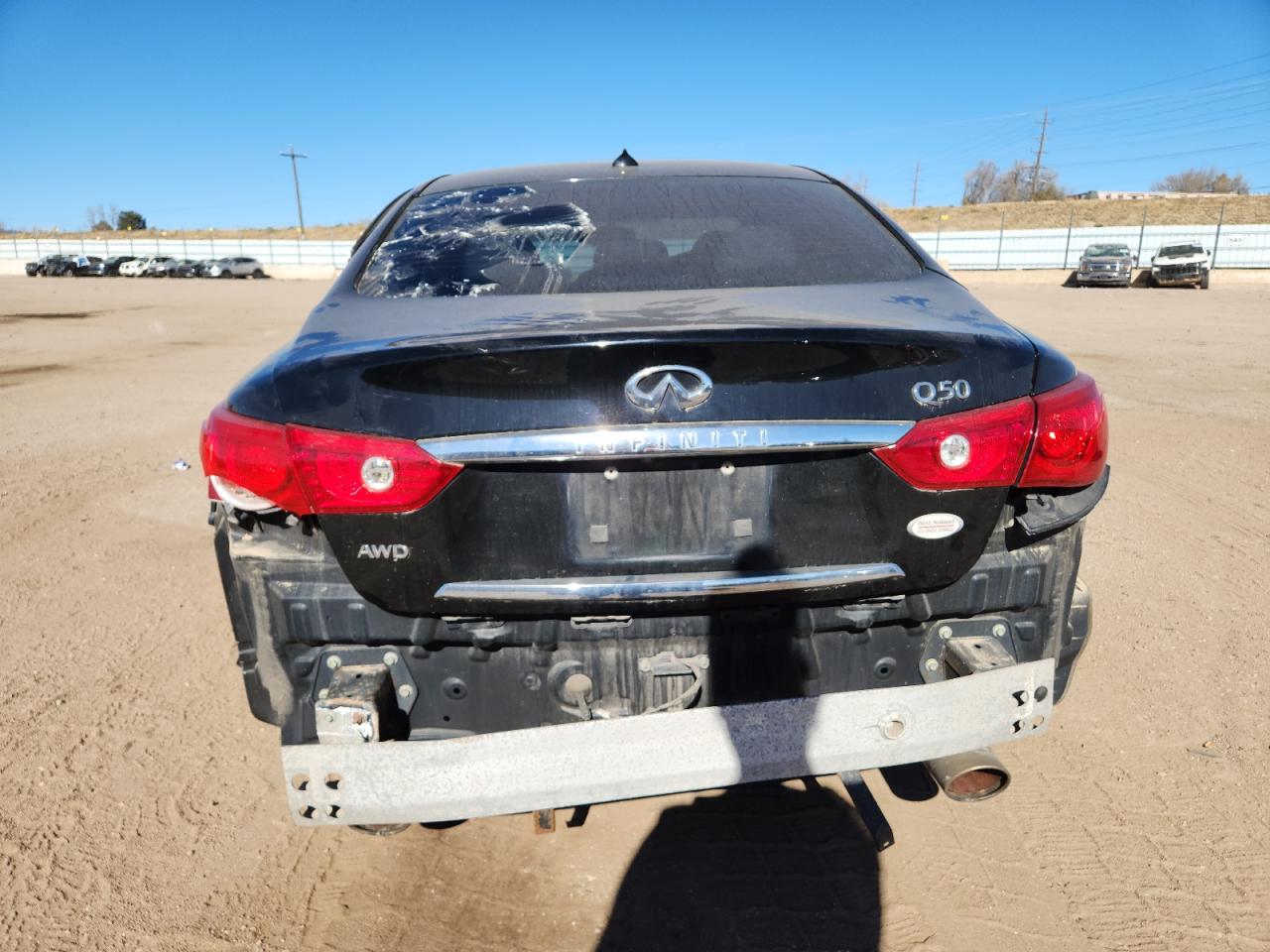 2014 Infiniti Q50 Base VIN: JN1BV7AR8EM691054 Lot: 92816535