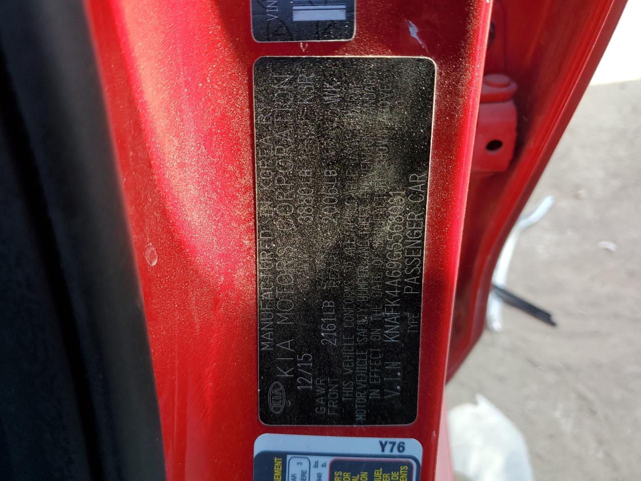 2016 Kia Forte Lx VIN: KNAFK4A69G5568031 Lot: 91808735