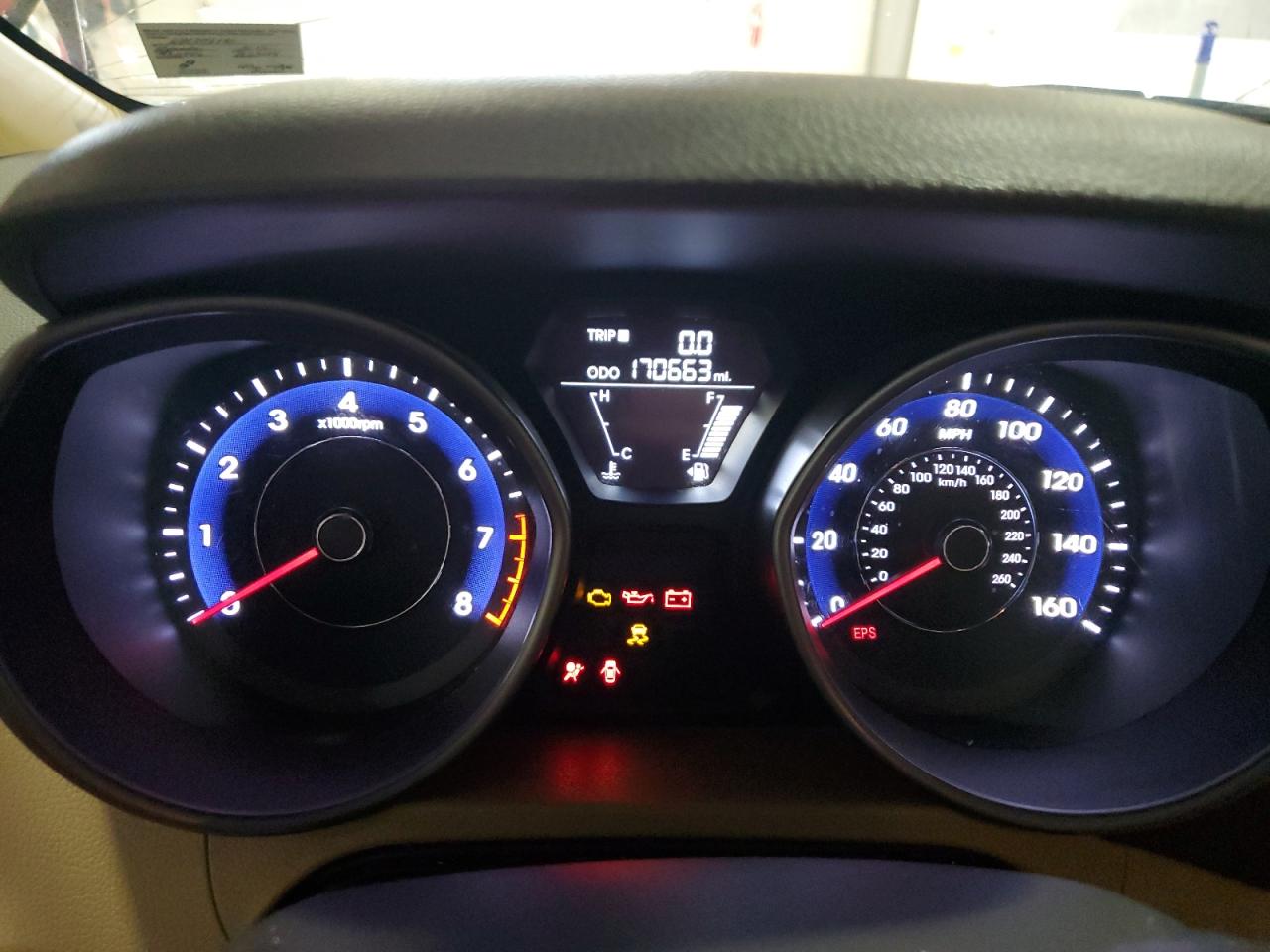 2013 Hyundai Elantra Gls VIN: 5NPDH4AE5DH389190 Lot: 93720635