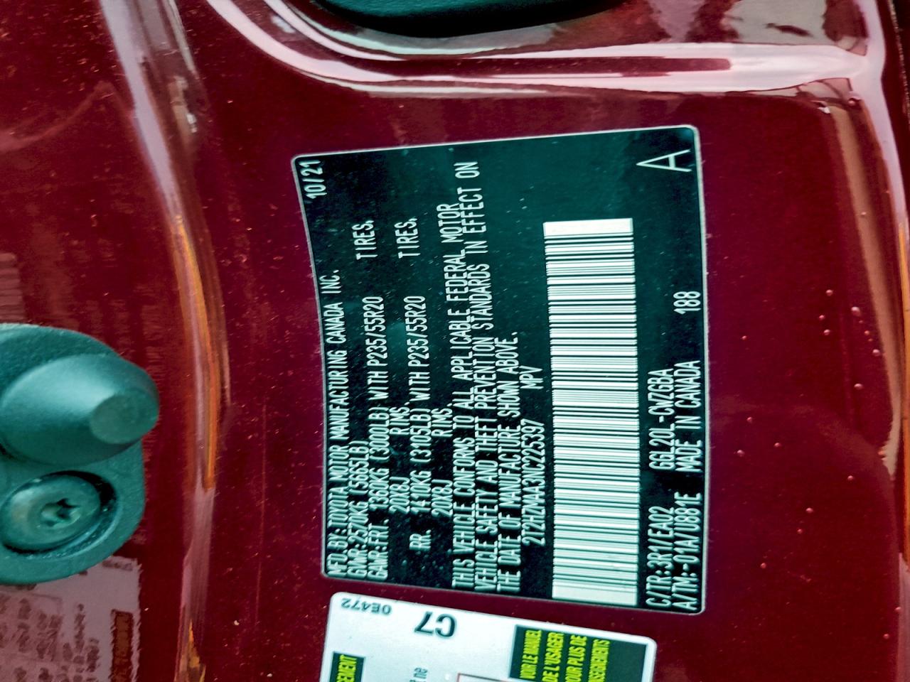 2022 Lexus Rx 350 VIN: 2T2HZMAA3NC225397 Lot: 93450405