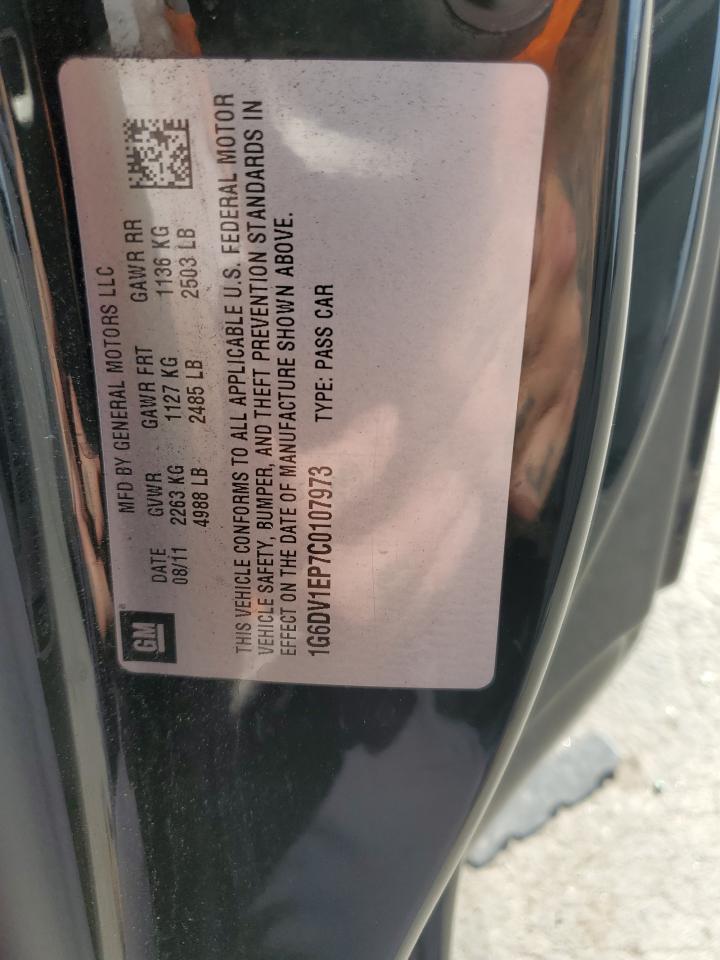 2012 Cadillac Cts-V VIN: 1G6DV1EP7C0107973 Lot: 91258335