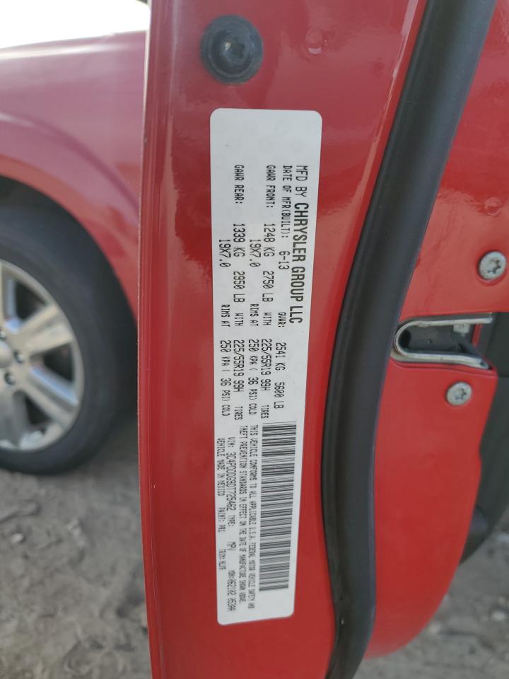 2013 Dodge Journey Crew VIN: 3C4PDDDG9DT725462 Lot: 92654725