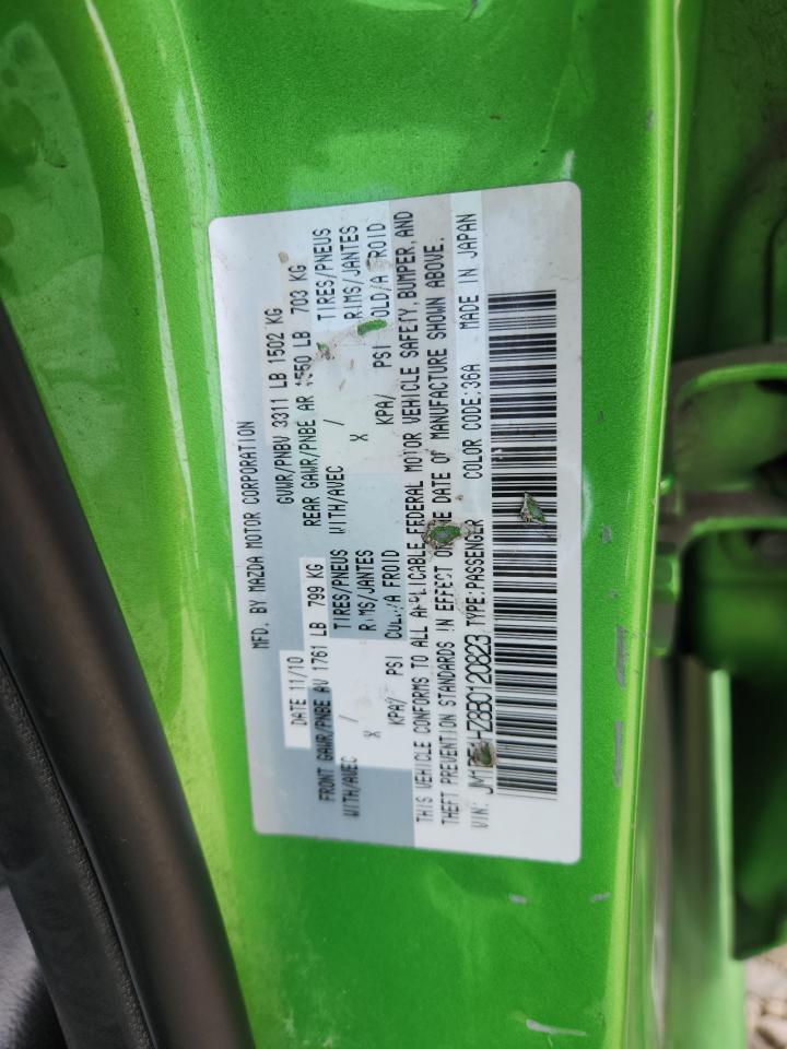 2011 Mazda Mazda2 VIN: JM1DE1HZ8B0120823 Lot: 92432975