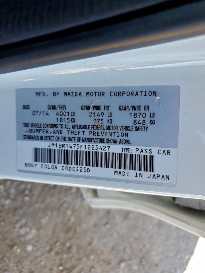 2015 Mazda 3 Grand Touring VIN: JM1BM1W75F1225427 Lot: 94688925