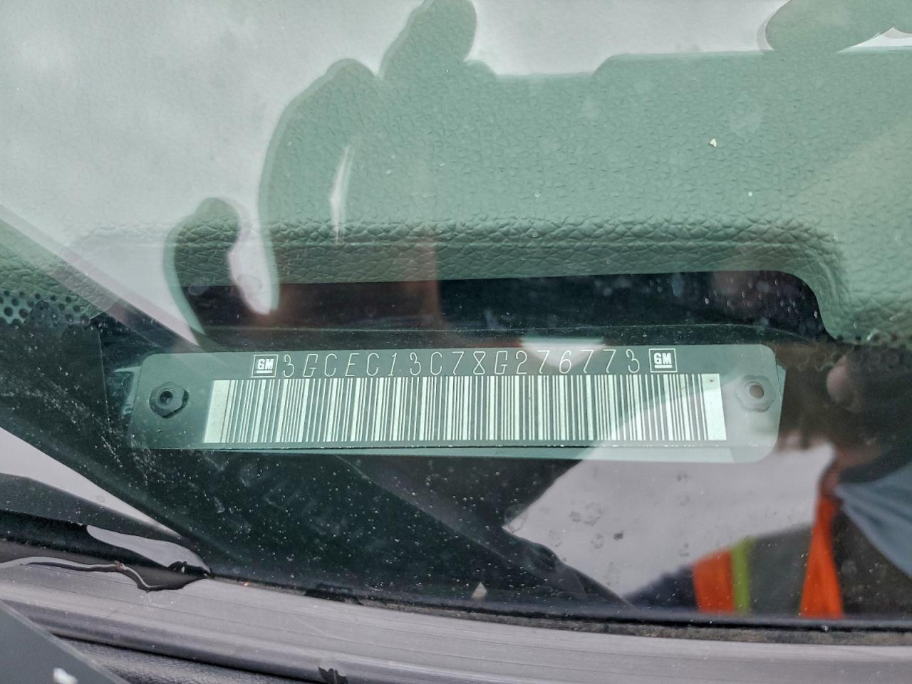 2008 Chevrolet Silverado C1500 VIN: 3GCEC13C78G276773 Lot: 94173445