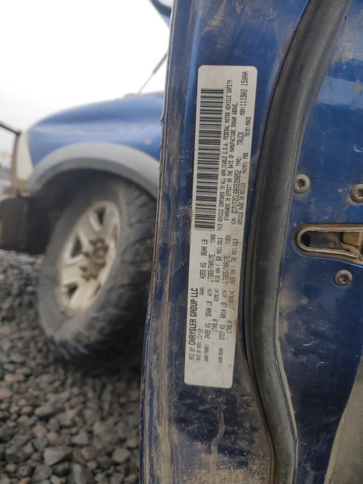 2011 Dodge Ram 2500 VIN: 3D7UT2CL6BG539852 Lot: 92820415