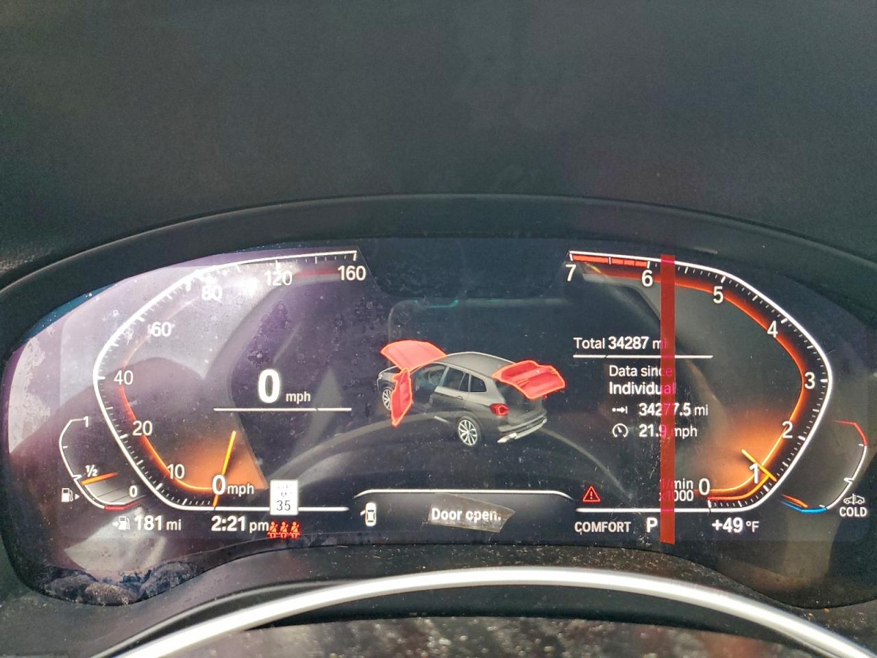 2023 BMW X3 xDrive30I VIN: 5UX53DP05P9R27977 Lot: 93809535