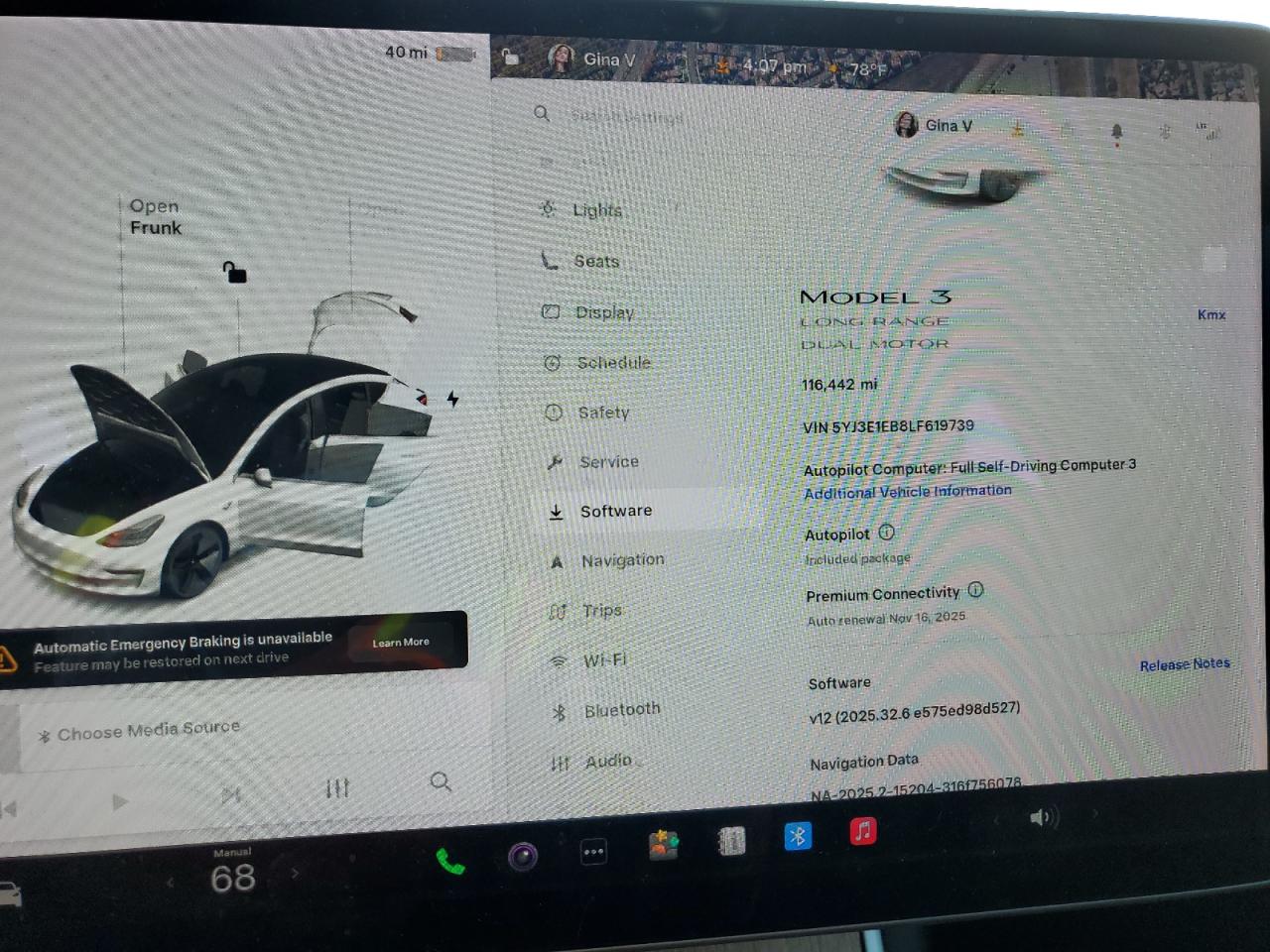 2020 Tesla Model 3 VIN: 5YJ3E1EB8LF619739 Lot: 91246995