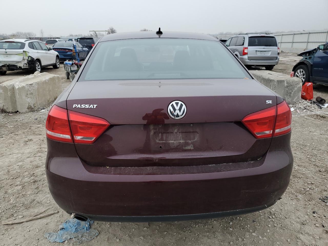 2012 Volkswagen Passat Se VIN: 1VWBH7A39CC032822 Lot: 93213745