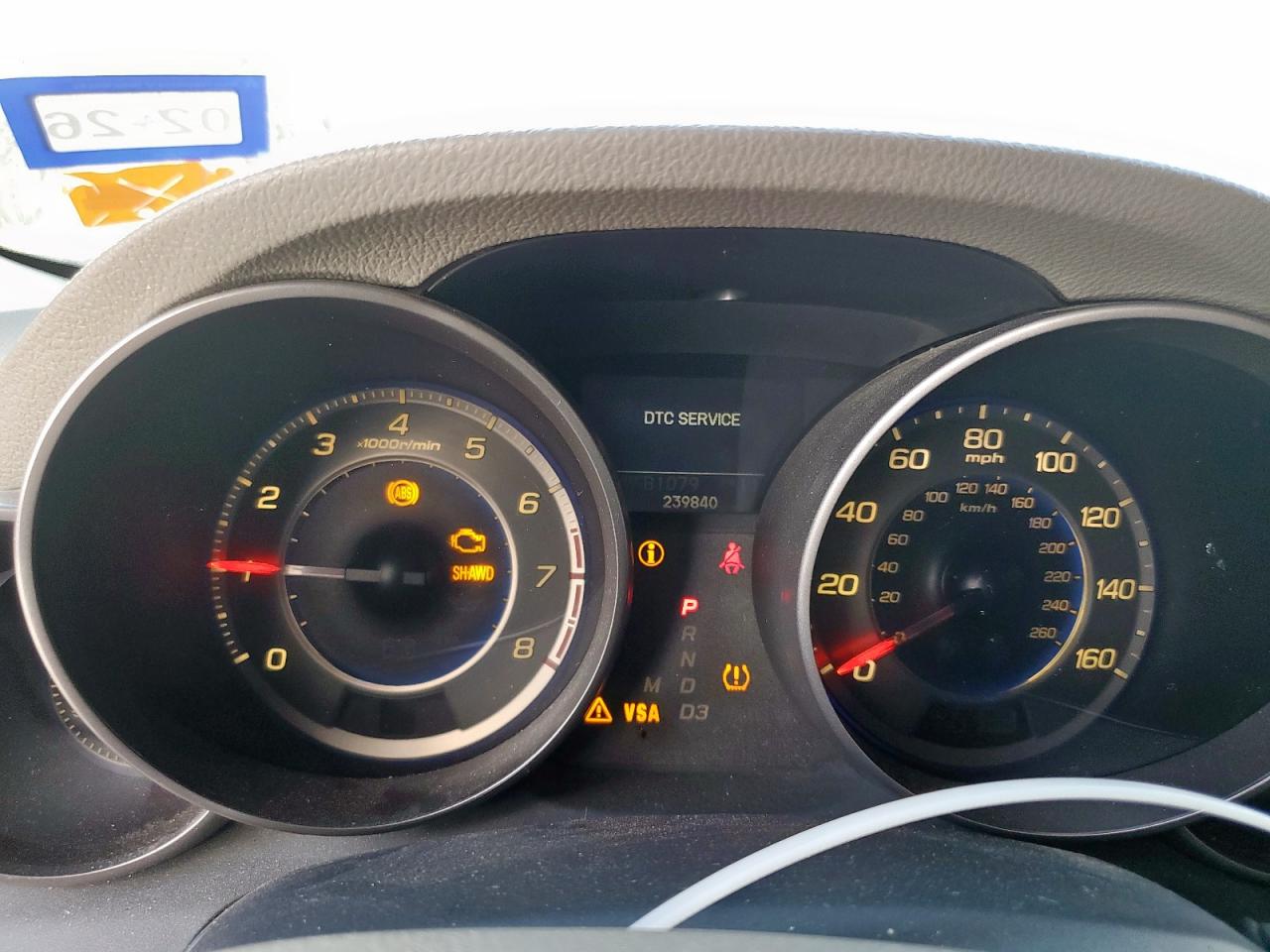 2007 Acura Mdx VIN: 2HNYD28277H553477 Lot: 93149365