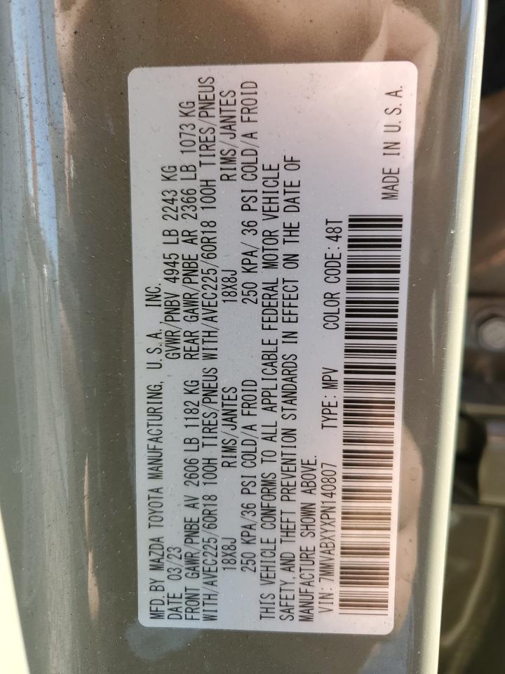 2023 Mazda Cx-50 Base VIN: 7MMVABXYXPN140807 Lot: 92724015