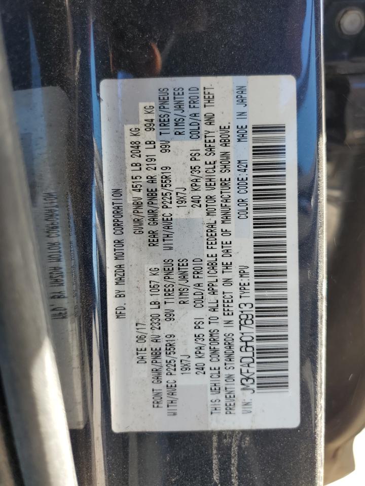 2017 Mazda Cx-5 Grand Touring VIN: JM3KFADL6H0176913 Lot: 91092945