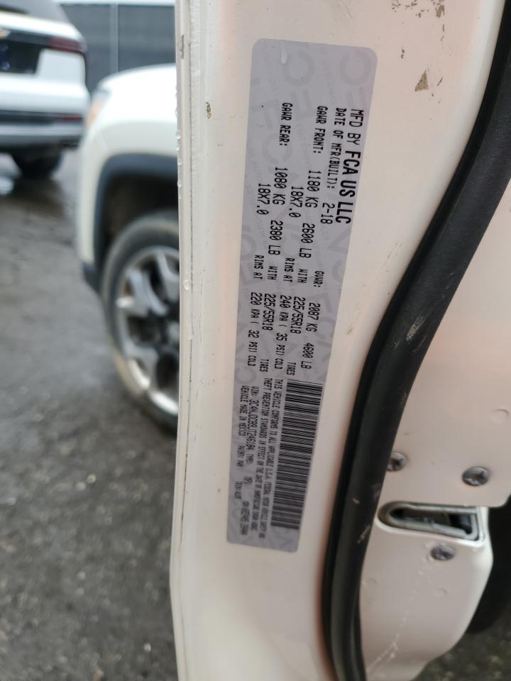 2018 Jeep Compass Limited VIN: 3C4NJDCB9JT246184 Lot: 91007695