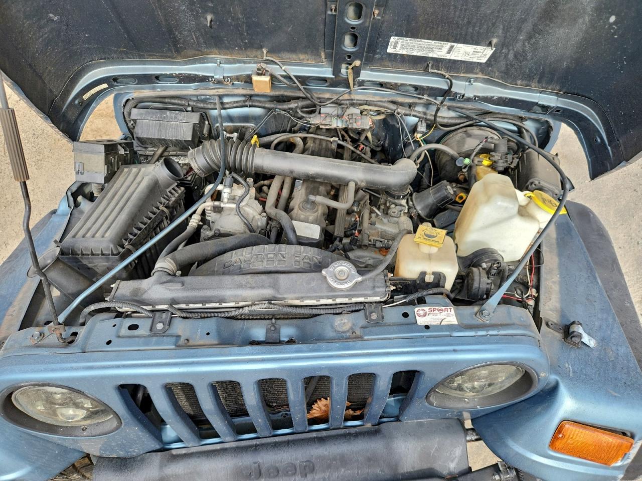 1998 Jeep Wrangler / Tj Sport VIN: 1J4FY19S2WP780266 Lot: 93377045