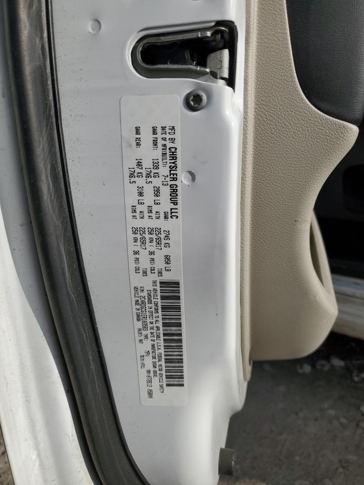 2014 Dodge Grand Caravan Sxt VIN: 2C4RDGCG1ER103583 Lot: 92169415