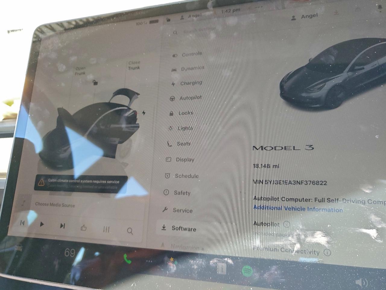 2022 Tesla Model 3 VIN: 5YJ3E1EA3NF376822 Lot: 93944405