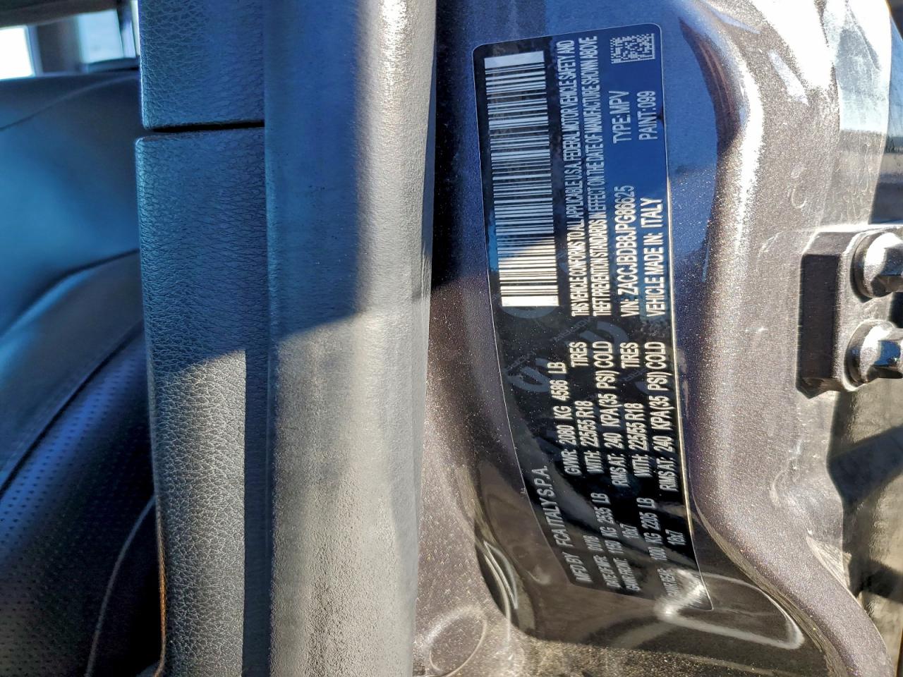 2018 Jeep Renegade Limited VIN: ZACCJBDB8JPG86625 Lot: 94073805