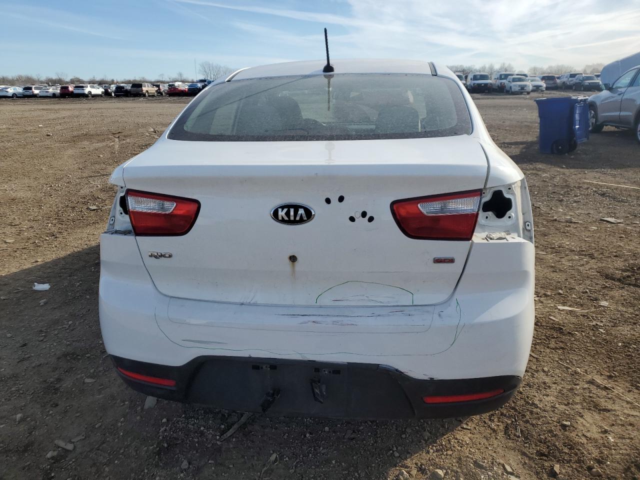 2014 Kia Rio Lx VIN: KNADM4A39E6395299 Lot: 92594225