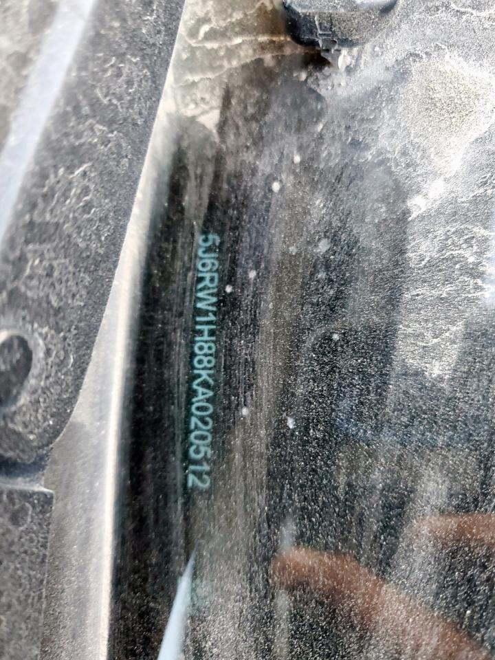 2019 Honda Cr-V Exl VIN: 5J6RW1H88KA020512 Lot: 91052675