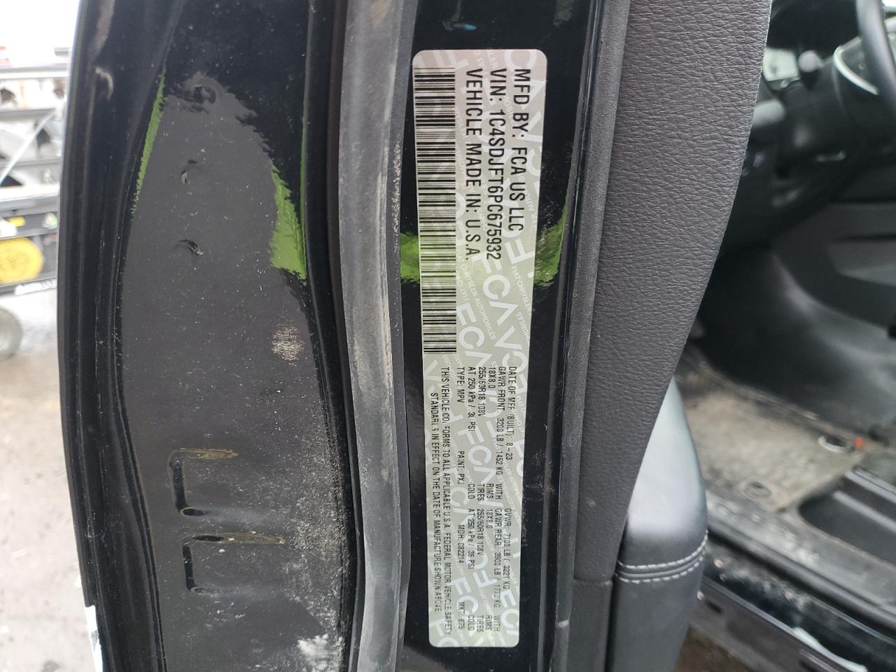 2023 Dodge Durango Pursuit VIN: 1C4SDJFT6PC675932 Lot: 92286655