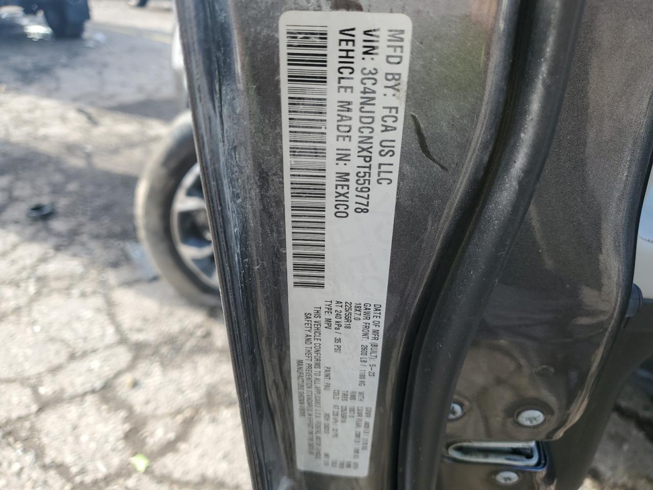 2023 Jeep Compass Limited VIN: 3C4NJDCNXPT559778 Lot: 91703395