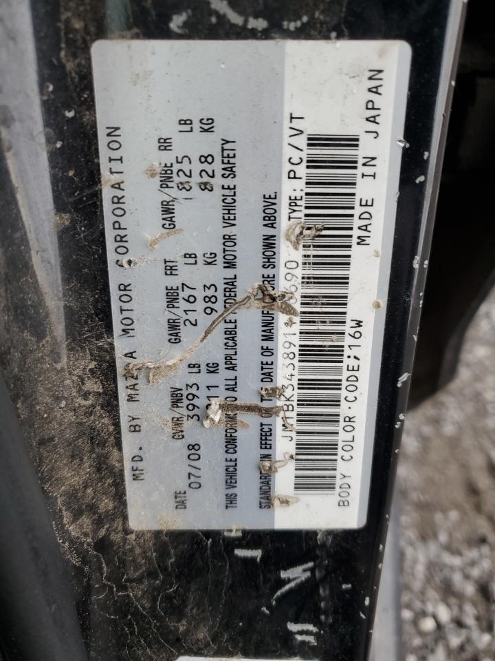 2009 Mazda 3 S VIN: JM1BK343891196690 Lot: 90516165