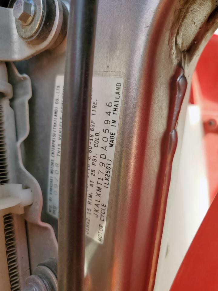 2009 Kawasaki Klx250 S VIN: JKALXMT179DA05946 Lot: 93863645