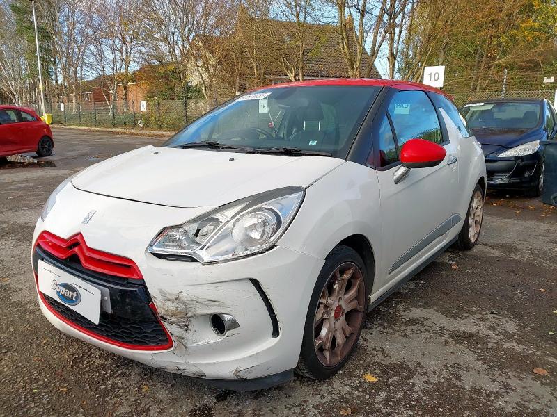 2013 CITROEN DS3 1.6 THP 16V 155 DSPORT RED 3DR for sale at Copart GLOUCESTER