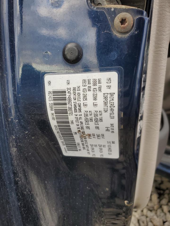 2002 Chrysler Pt Cruiser Classic VIN: 3C4FY48B62T382721 Lot: 93733795