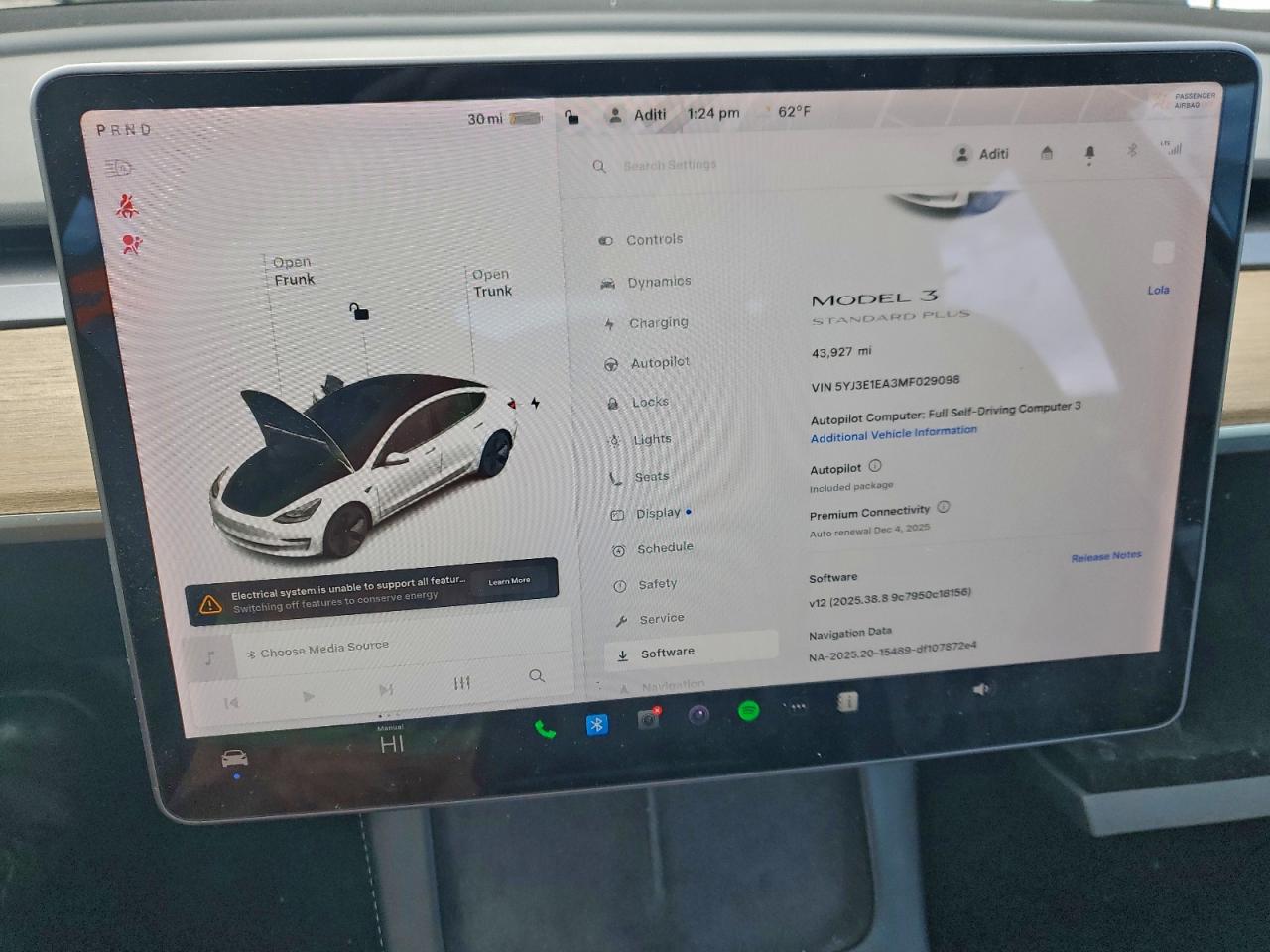 2021 Tesla Model 3 VIN: 5YJ3E1EA3MF029098 Lot: 94165965