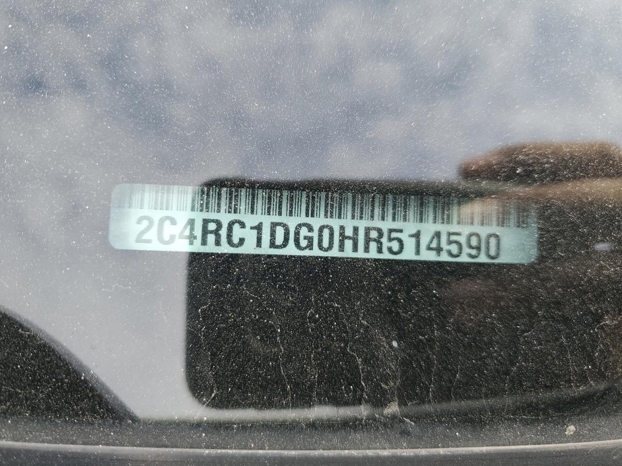 2017 Chrysler Pacifica Touring VIN: 2C4RC1DG0HR514590 Lot: 93019725