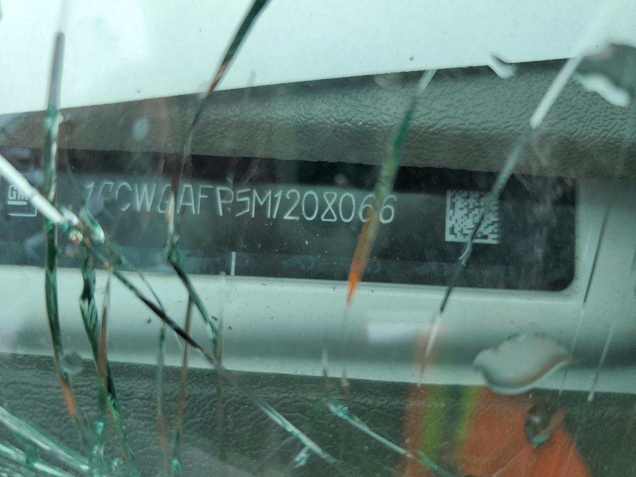 2021 Chevrolet Express G2500 VIN: 1GCWGAFP5M1208066 Lot: 91101575