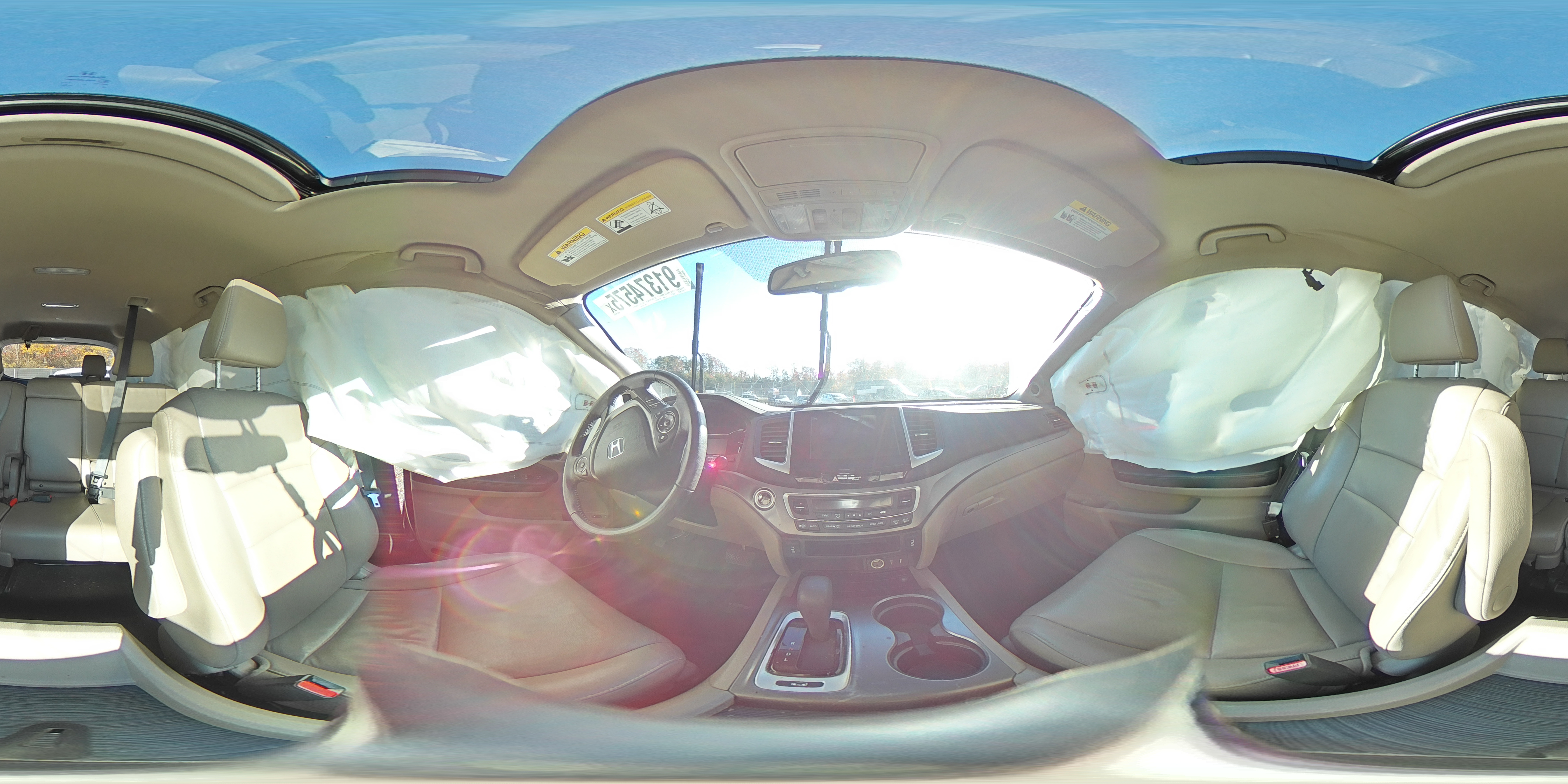 2016 Honda Pilot Exl VIN: 5FNYF6H59GB031067 Lot: 91374575