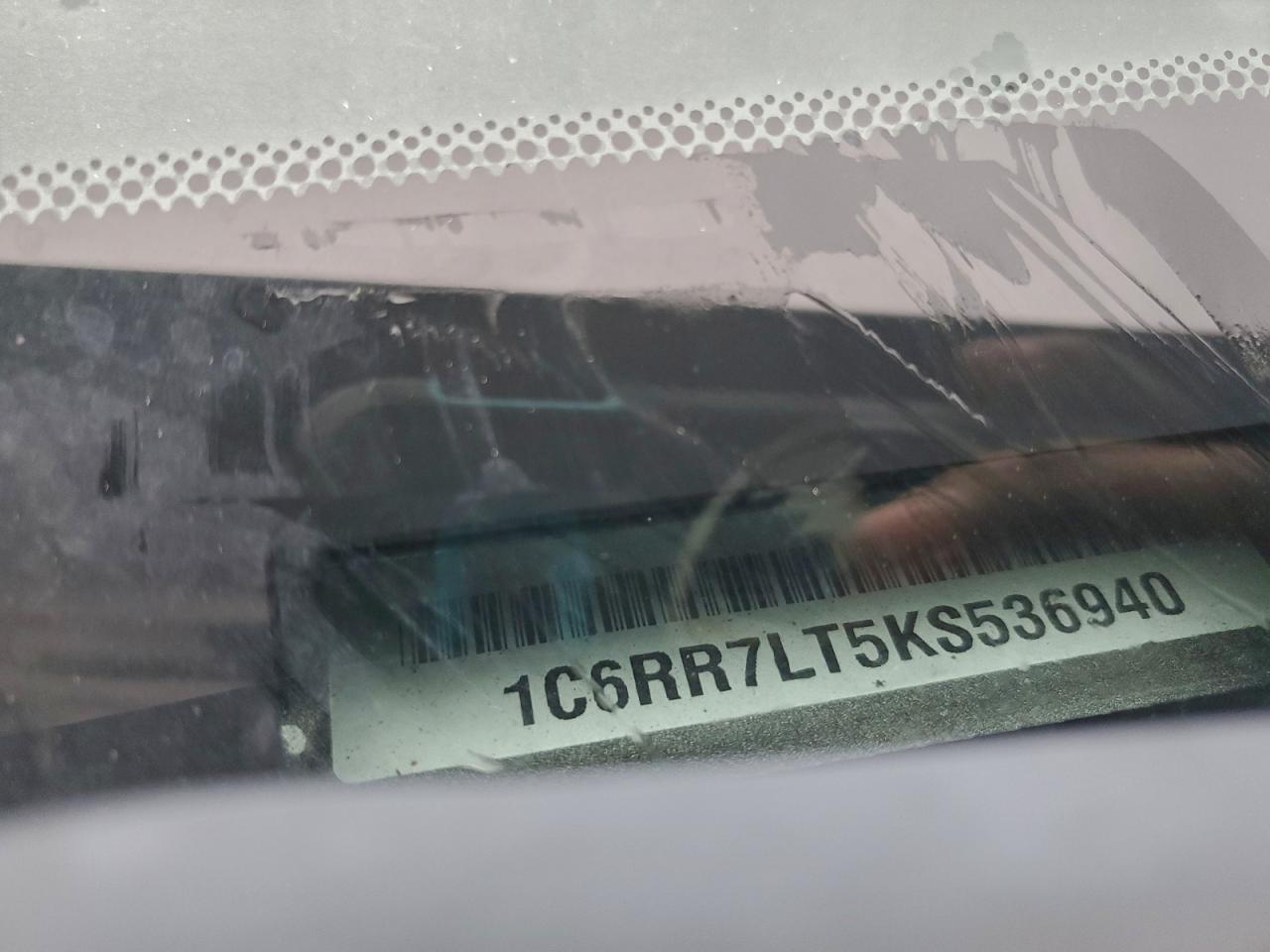 2019 Ram 1500 Classic Slt VIN: 1C6RR7LT5KS536940 Lot: 93701235