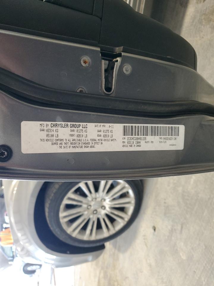 2011 Chrysler 300 Limited VIN: 2C3CA5CG9BH561235 Lot: 92176895