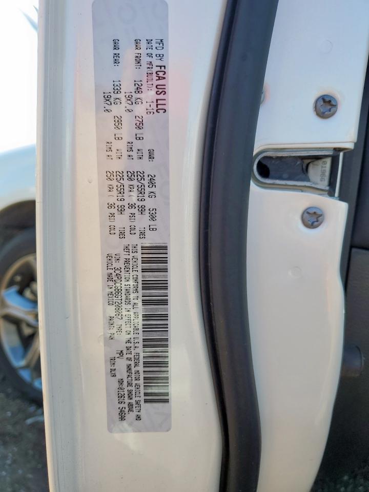 2016 Dodge Journey Crossroad VIN: 3C4PDCGB6GT208067 Lot: 91067925