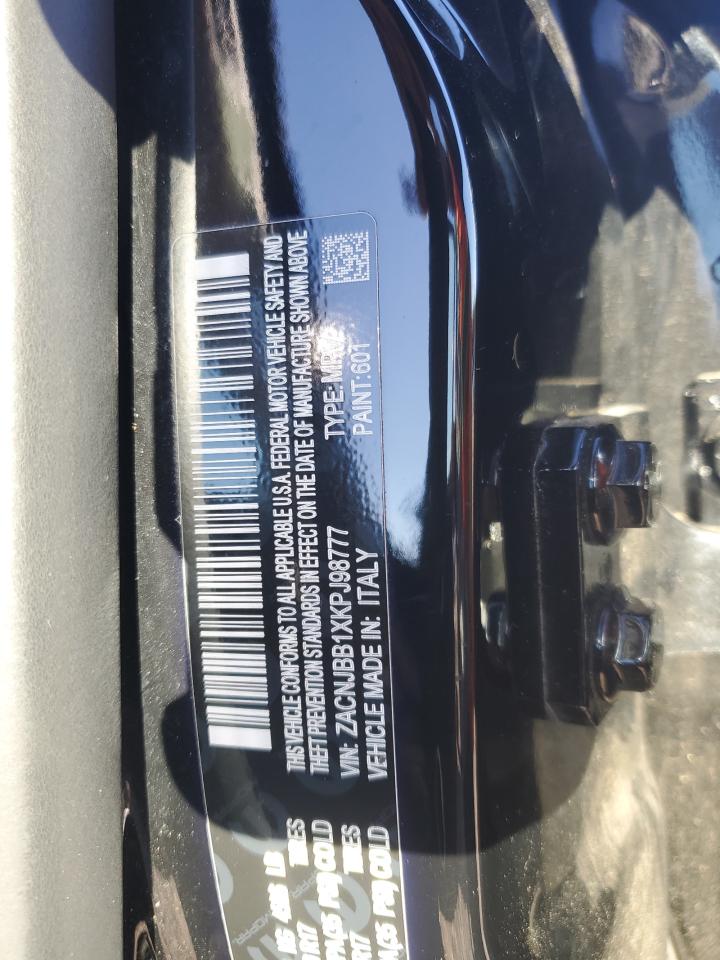 2019 Jeep Renegade Latitude VIN: ZACNJBB1XKPJ98777 Lot: 91104875