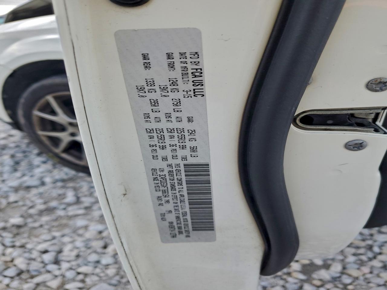 2015 Dodge Journey R/T VIN: 3C4PDDEGXFT666164 Lot: 93588025